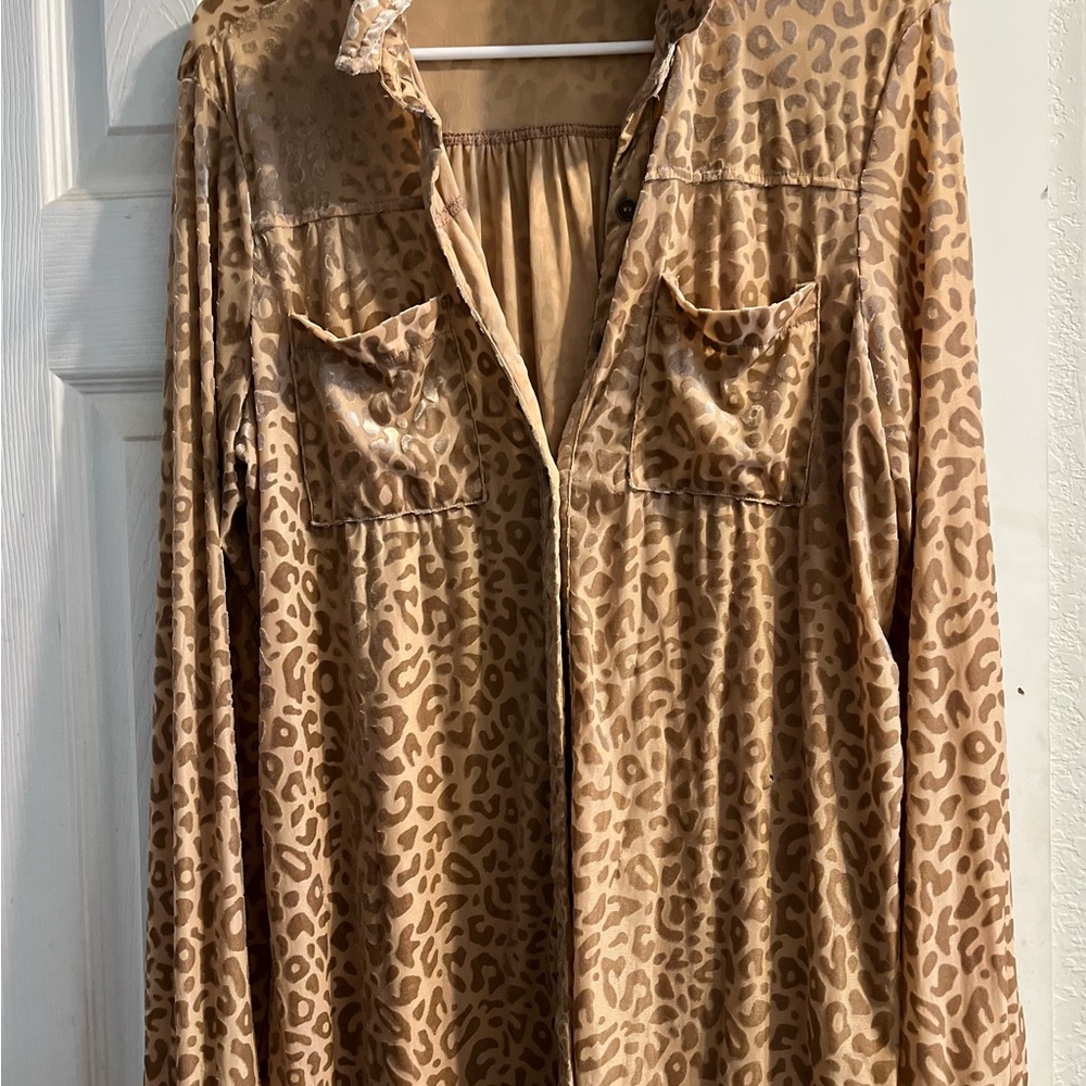 Umgee Leopard Print Blazer